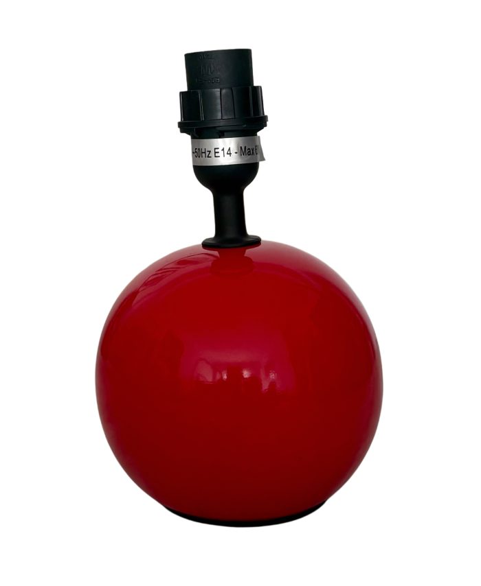 Base de Lámpara-Bolita Roja