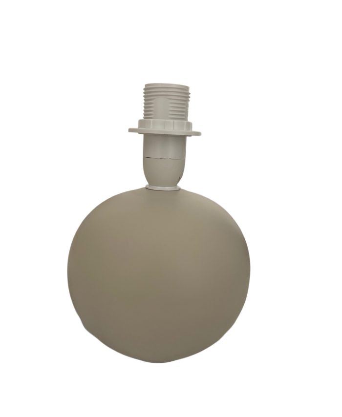 Base de Lámpara-Bolita Beige