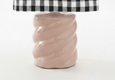 Base de lámpara-Trenza Petite Rosa