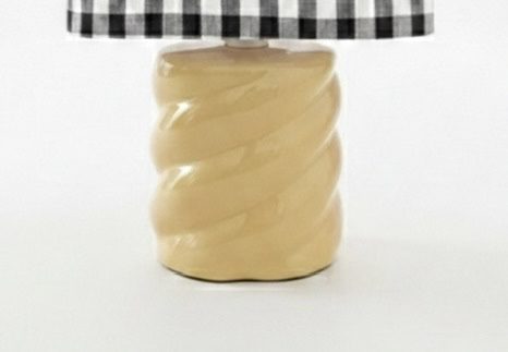 Base de lámpara-Trenza Petite Amarilla
